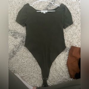 Dark Green Body Suit